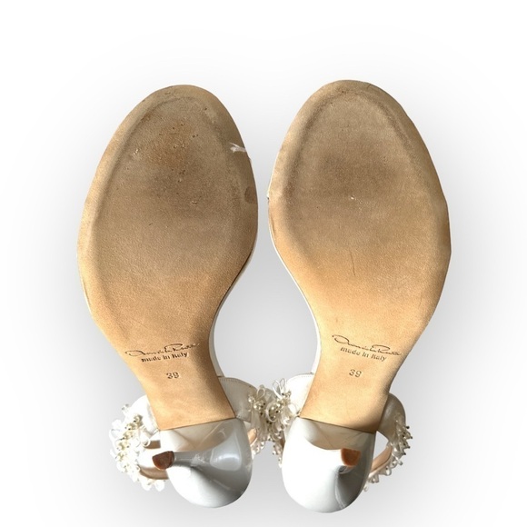 Oscar de la Renta Bridal Zemma made to order Wedding Sandal Slingback Heels - Picture 9 of 10